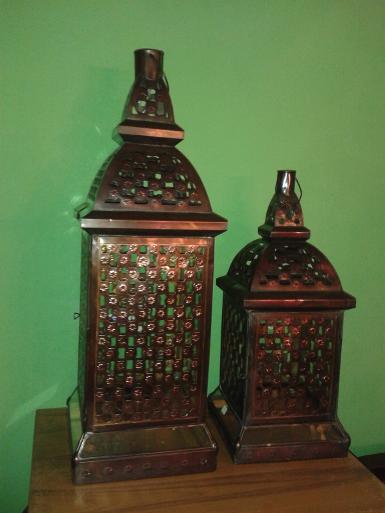 Morocco Lamp Code MRC100 size high 61 cm. wide 18 cm.big size