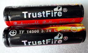 ถ่านชาร์จ 14500 Trustfire