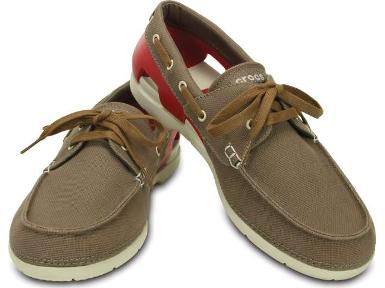 Crocs™ Beach Line Lace-up Boat Shoe M