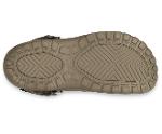 crocs yukon sport clog khaki/coffee