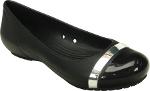 Crocs Cap Toe Mirror Flats W