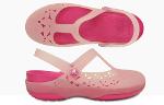 crocs carlie mary jane flower