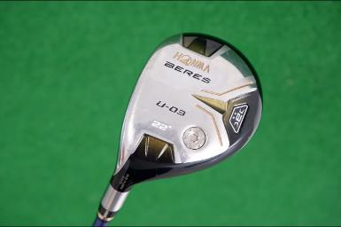 UTLITY HONMA BERES U-03 มือสอง ข้างซ้าย องศา 22 ก้าน ARMRQ 8 FLEX SR 2 ดาว 