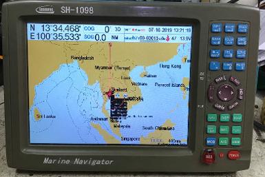 ดาวเทียม SUNHANG SH1098 จอ10.4นิ่วเฉพาะเครื่อง ไม่รวมเสาGPS เสาAIS(สินค้าหมด)